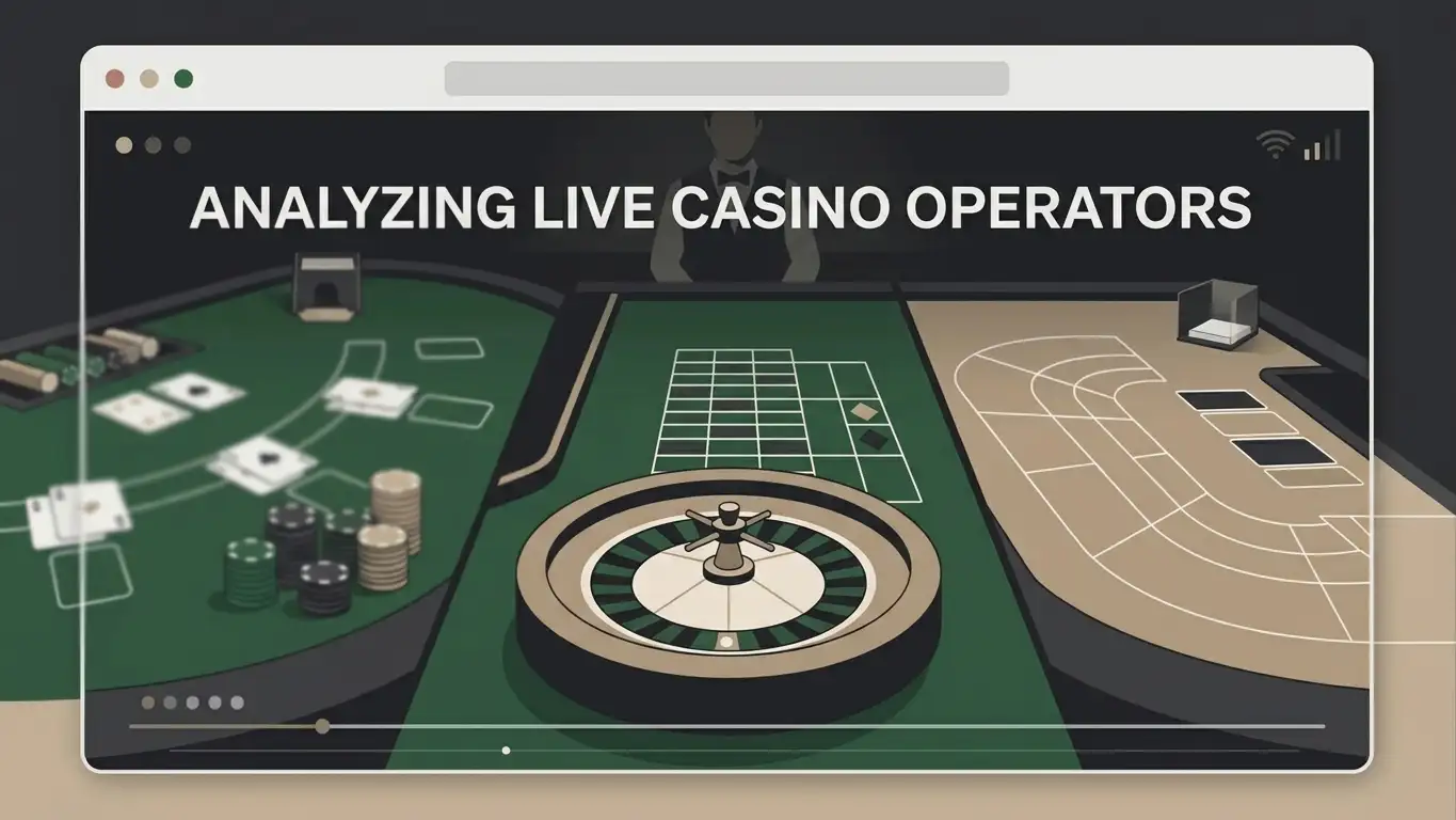 Generic live casino scene representing blackjack, roulette and baccarat without casino or provider branding